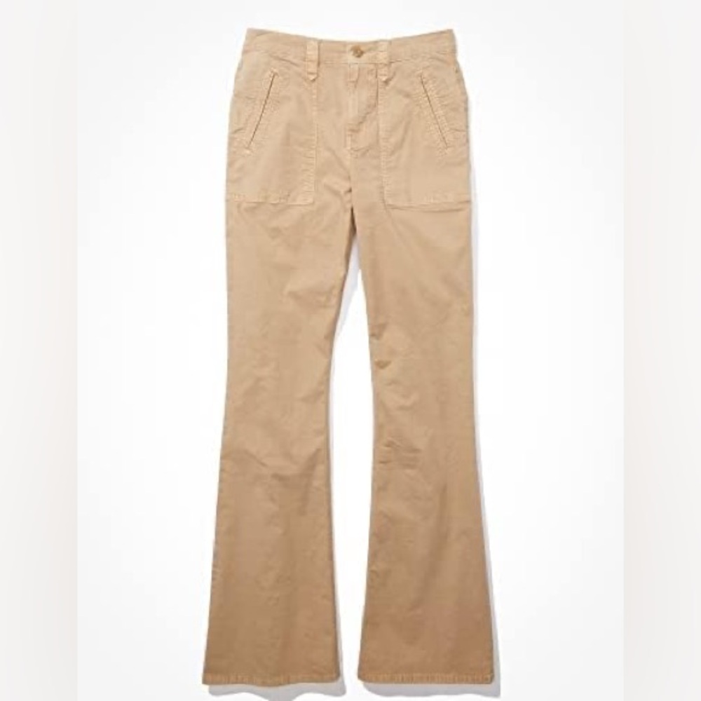 American Eagle Outfitters Tan Boot Cut Pants